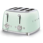 Promo Toaster 4 tranches Vert d'Eau - Années 50 - TSF03PGEU à 199,90 € dans le catalogue Extra à Appenwihr