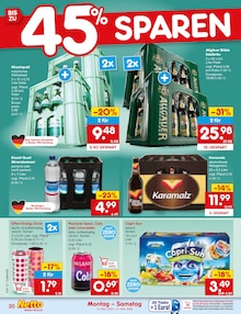 Bier im Netto Marken-Discount Prospekt "Aktuelle Angebote" mit 64 Seiten (Kirchheim (Teck))