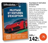 Pilotage et voitures d'exception - WONDERBOX dans le catalogue E.Leclerc