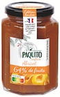 Confiture d'abricots 64% de fruits - PAQUITO dans le catalogue Intermarché
