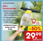 Akku-Fensterreiniger Angebote von CLEANmaxx bei Netto Marken-Discount Bergisch Gladbach für 29,99 €