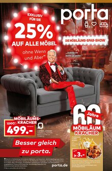 Sofa im porta Möbel Prospekt "DIE MÖBILÄUMS-SPAR-SHOW" mit 12 Seiten (Magdeburg)