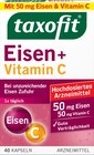 Eisen + Vitamin C Kapseln von taxofit im aktuellen dm-drogerie markt Prospekt für 4,75 €