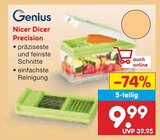 Nicer Dicer Precision von Genius für 9,99 € bei Netto Marken-Discount im Angebot Nicer Dicer Precision von Genius im aktuellen Netto Marken-Discount Prospekt