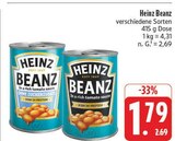 Beanz im Angebot bei E center in Erlangen Beanz Angebote von Heinz bei E center Erlangen für 1,79 €