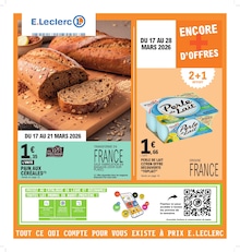 Catalogue Supermarchés E.Leclerc en cours à Beauziac et alentours, TOUT CE QUI COMPTE POUR VOUS EXISTE À PRIX E.LECLERC, 24 pages, 17/03/2026 - 28/03/2026