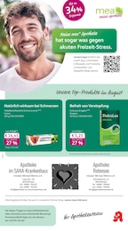 mea - meine apotheke Prospekt für Bergen mit 4 Seiten mea - meine apotheke Prospekt für Bergen: "Unsere August-Angebote", 4 Seiten, 01.08.2026 - 31.08.2026