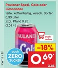 Spezi, Cola oder Limonaden Angebote von Paulaner bei Netto Marken-Discount Bad Langensalza für 0,69 €