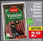 Yamini Truthahn Snack Salami Angebote von Kamar bei Zimmermann Mainz für 2,69 €