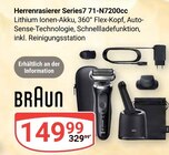 Herrenrasierer Series7 71-N7200cc Angebote von Braun bei GLOBUS Krefeld für 149,99 €