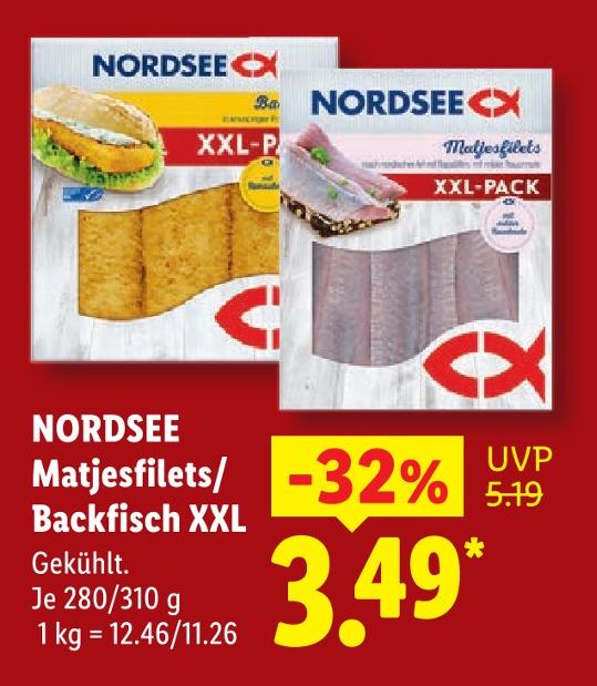 Matjesfilets/Backfisch XXL