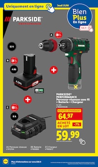 Promo Perceuse-Visseuse dans le catalogue Lidl du moment à la page 36
