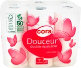 Promo Papier toilette double épaisseur blanc à 3,85 € dans le catalogue Cora à Charny-sur-Meuse