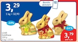 Goldhase von Lindt im aktuellen budni Prospekt