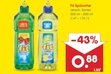 Spülmittel von fit für 0,88 € bei Netto Marken-Discount im Angebot Spülmittel von fit im aktuellen Netto Marken-Discount Prospekt