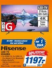 LED TV 85A6BG von Hisense im aktuellen HEM expert Prospekt