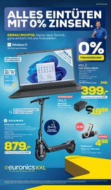Aktueller EURONICS Elektromärkte Prospekt in Rehlingen-Siersburg und Umgebung, "ALLES EINTÜTEN MIT 0% ZINSEN." mit 14 Seiten, 08.04.2026 - 19.04.2026
