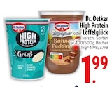 High Protein Pudding Grieß von Dr. Oetker im aktuellen EDEKA Prospekt für 1,99 €