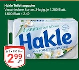 Toilettenpapier im Angebot bei GLOBUS in Halle Toilettenpapier Angebote von Hakle bei GLOBUS Halle für 2,99 €