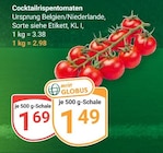 Aktuelles Cocktailrispentomaten Angebot bei GLOBUS in Krefeld ab 1,49 €