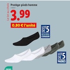 Protège-pieds homme - Livergy - Lidl à Rueil-Malmaison Protège-pieds homme - Livergy en promo chez Lidl Rueil-Malmaison à 3,99 €