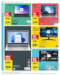 Offre TV Samsung dans le catalogue Carrefour du moment à la page 34