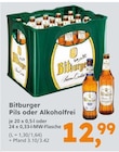 Pils oder Alkoholfrei im Angebot bei Globus-Baumarkt in Neunkirchen Pils oder Alkoholfrei Angebote von Bitburger bei Globus-Baumarkt Neunkirchen für 12,99 €
