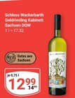 Goldriesling Kabinett Sachsen DQW im Angebot bei GLOBUS in Jena Goldriesling Kabinett Sachsen DQW Angebote von Schloss Wackerbarth bei GLOBUS Jena für 12,99 €