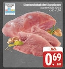 Schweineschnitzel bei E center im Prospekt "" für 0,69 €