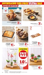 Prix et réduction Donut dans le prospectus Super U en cours Offre Donut dans le catalogue Super U du moment à la page 34