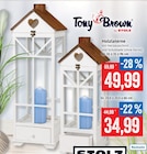 Holzlaterne im Angebot bei Kaufhaus Stolz in Wismar Holzlaterne Angebote von Tony Brown bei Kaufhaus Stolz Wismar für 34,99 €