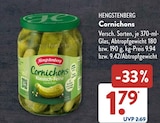 Cornichons im ALDI SÜD Prospekt Cornichons von Hengstenberg im aktuellen ALDI SÜD Prospekt für 1,79 €