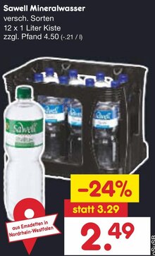 Mineralwasser bei Netto Marken-Discount in Hückelhoven Mineralwasser im Angebot bei Netto Marken-Discount Hückelhoven für 2,49 €