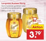 Auslese Honig Angebote von Langnese bei Netto Marken-Discount Seevetal für 3,79 €