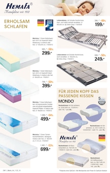 Matratze im Opti-Wohnwelt Prospekt "Traumhaft schlafen" mit 20 Seiten (Bremen)