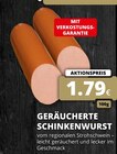 Geräucherte Schinkenwurst im Angebot bei REWE in Hürth Geräucherte Schinkenwurst Angebote bei REWE Hürth für 1,79 €