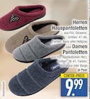 Herren Hauspantoletten Angebote bei E center Dachau für 9,99 €