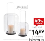 Laterne „Kukui“ von Blomus im aktuellen XXXLutz Möbelhäuser Prospekt für 14,99 €