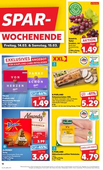 Schokolade im Kaufland Prospekt "Aktuelle Angebote" mit 48 Seiten (Münster)