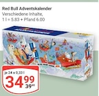 Adventskalender Angebote von Red Bull bei GLOBUS Pirmasens für 34,99 €