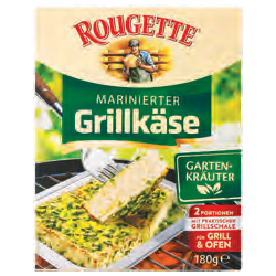 Marinierter Grillkäse Gartenkräuter