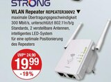 WLAN Repeater REPEATER300V2 im V-Markt Prospekt WLAN Repeater REPEATER300V2 von STRONG im aktuellen V-Markt Prospekt für 19,99 €