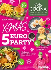 Aktueller mömax Prospekt mit Gutscheine, "X-MAS 5 EURO PARTY", Seite 1