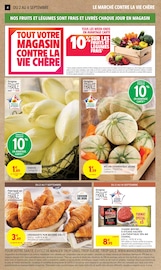 Promos Melon Charentais dans le catalogue "LA RENTRÉE C'EST NUL ALORS ON VOUS LA REMBOURSE" de Intermarché à la page 4