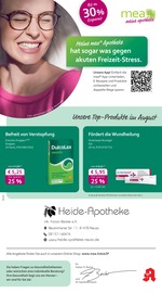 Aktueller mea - meine apotheke Apotheken Prospekt in Grevenbroich und Umgebung, "Unsere August-Angebote" mit 4 Seiten, 01.08.2025 - 31.08.2025