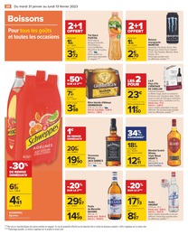 Prix et réduction Whisky dans le prospectus Carrefour en cours Offre Whisky dans le catalogue Carrefour du moment à la page 28