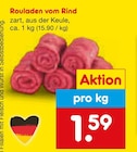 Rouladen vom Rind bei Netto Marken-Discount im Prospekt "" für 1,59 €