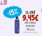 Eau florale de bleuet - MELVITA - Naturalia Eau florale de bleuet - MELVITA à 9,45 € dans le catalogue Naturalia