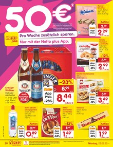 Bier im Netto Marken-Discount Prospekt "Aktuelle Angebote" mit 59 Seiten (Reutlingen)