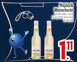 Weinschorle weiß im Angebot bei EDEKA in Regensburg Weinschorle weiß Angebote von Maybach bei EDEKA Regensburg für 1,11 €